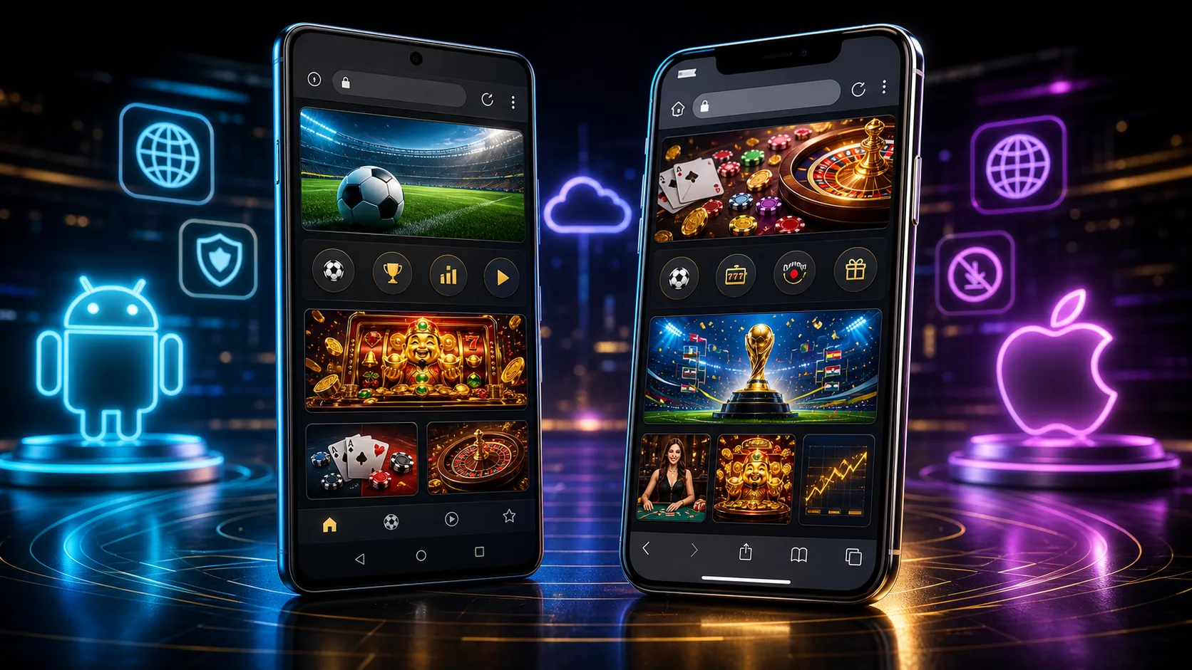 Experiência greatwin compatível com Android e iOS no navegador mobile